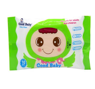 China Baby Skin Cleansing Individual Pack Pouch Travel Biodegradable Disposable Baby Organic Water Wipes for sale