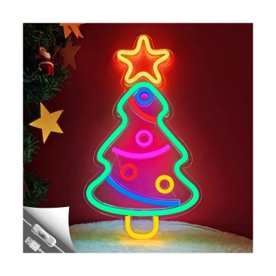 China Retail store good vibraphone neon sign custom christmas tree led light high quality neon led lights sign for sale