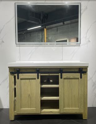 China Breathable Classic Bathroom Furniture European Countertop Bathroom Furniture For Hotel Mirror Antique Marble Stone Carcass Custom Classic for sale