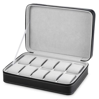 China Eco - Friendly Leather Watch Display Case Box for sale