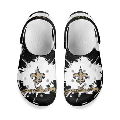 China 2021 EVERGREEN NFL Couples Slides Shoes Custom Custom Printed Men And Women Eva Slippers So Fashion Plus Size Shoes for sale