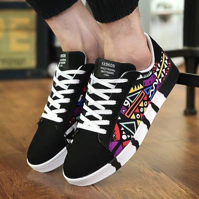 China TREE 2021 fashionable canvas male student board shoes men's casual shoes fashionable Korean sports shoes for sale