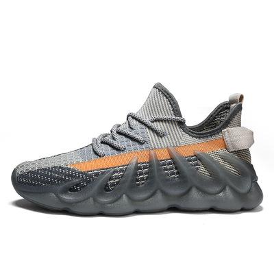 China UMYOGO EVERGREEN Men's Sports Shoes Student 2021 Casual Running Shoes Flight Knitted Breathable Sports Shoes for sale