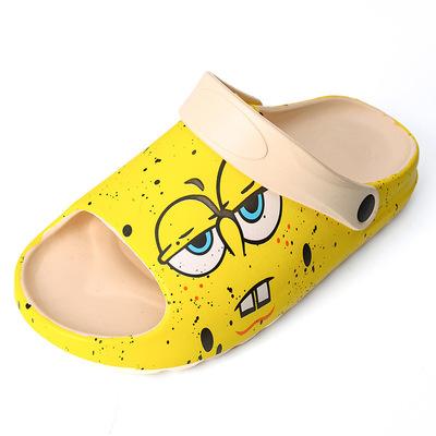 China UMYOGO 2021 new fashion trend beach tide outdoor clog sponge coconut sandals baby large size EVERGREEN border sandals for sale