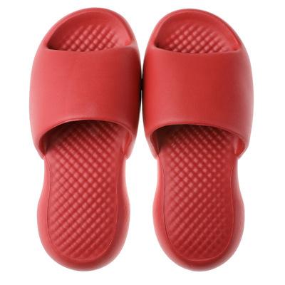 China UMYOGO Women Platform Slippers Summer Beach Eva Soft Sole Slide Sandals Leisure Men Indoor Thick LEAFY Bathroom Anti-Skid Shoes Ladies for sale