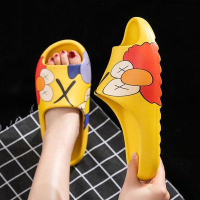 China UMYOGO EVERGREEN women fashion elmo EVA PVC sandals mens pattern sandals yeezy slides slippers for sale