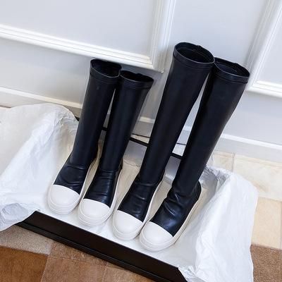 China UMYOGO Autumn Winter Fashion Casual Tube Long Round High Mid Over The Knee Boots Women's Thick Soled Platform Boots for sale