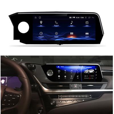 China 12.3inch Android GPS Car Radio 10.0 navigation used for Lexus ES 2018-2021with IPS screen multimedia wireless carplay 4G+ DVD player for sale