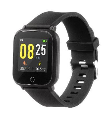 China SMART WATCH rubber ONE TOUCH MULTISPORT WITH BODY temperature for sale