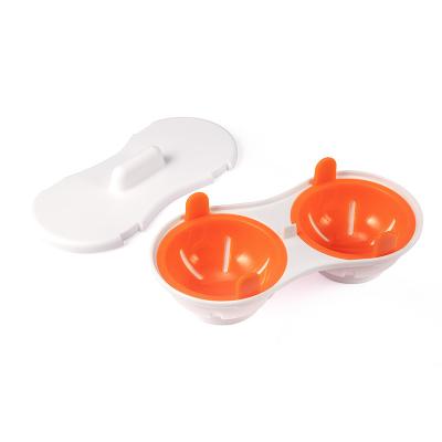 China 2200414-168 Kitchen Instrument Durable Double Cups Design Microwave Egg Poacher 2200414-168 for sale