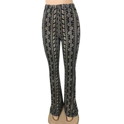 China 2021 News Anti-wrinkle pants women boho flared leggings for sale