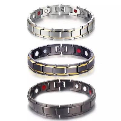 China TRENDY 2023 QZK Men women energy health therapy healing magnetic therapy bracelet arthritis jewelry for sale