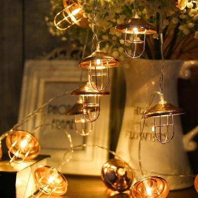 China Warm White Led String Lights Mini Kerosene Garden Home Decoration Lantern Lantern 10 for sale