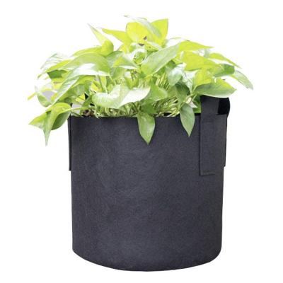 China Breathable Cheap Wholesale Custom 5/7/10 Gallon Reusable Breathable Thicken Felt Grow Bag for sale