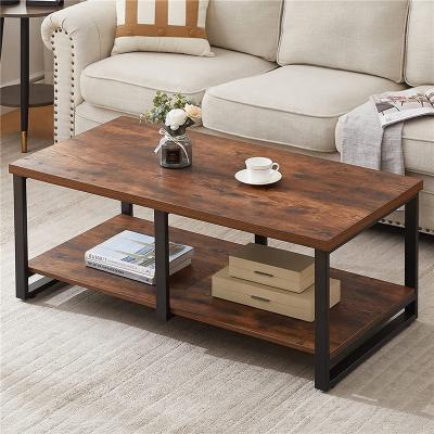 China Wholesale Adjustable (Height) Cheap Smart Tea Desk Set With Metal Frame Wood Luxury Living Room Coffee Table for sale