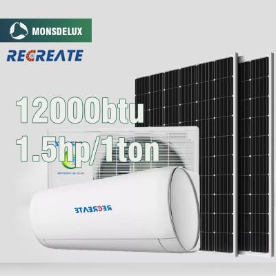 China Household Wall Split Solar Powered Air Conditioner All Set In Inverter 18000 / 24000 Btu for sale