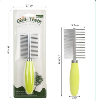 China Stocked Dog Brush Gently Cleaning Pin Brush for Shedding Dog Hair Brush for Small Dogs Puppy Yorkie Poodle Rabbits Cats for sale