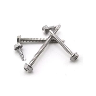 China Custom Galvanized Pan Maker Hexagon Self Drilling Thread Head Screw for sale