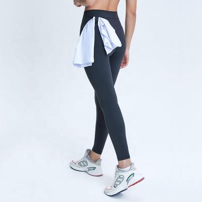 China High Fitness Illegally Selling High Fitness Girl's Extra Long Breathable Sweat Tight Sports Yoga Tight Pants for sale