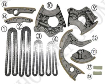 China Range Rover Land Cattles l322 hse2002 44 Chain Timing Driver Kit OEM for sale