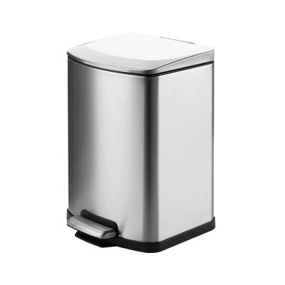 China 12L Gray Waste Automatic Recycled Automatic Trash Waste Bin Viable Sensor White Bin Automatic Waste Bin for sale