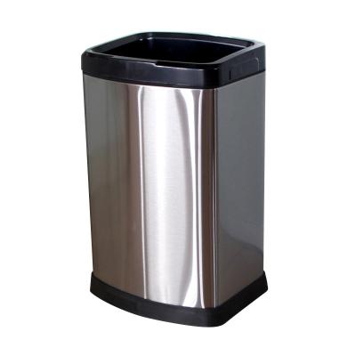 China Hot Selling 2023 Viable Luxury Popular Pedal Waste Bin Swept Stainless Steel Bathroom Waste Trash Bin Trash Can for sale