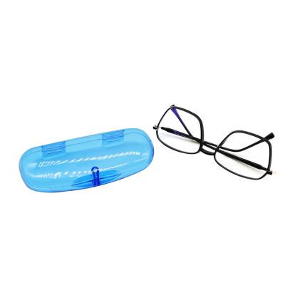 China Glass Durable Fashionable Box Packaging Simple Portable Plastic Custom Glasses Case Colorful Wholesale for sale