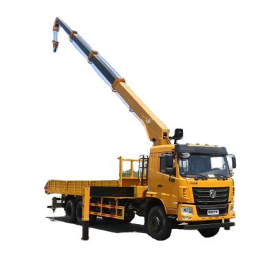 China CRANE Hydraulic Cargo Truck Crane 10-12t TRUCK 16 20 25 Ton Truck Telescopic Boom Crane 5 Mounted Cranes for sale