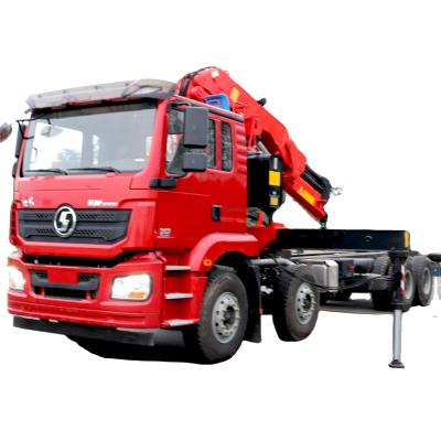 China TRUCK CRANE SHAC MAN 8x4 20 ton 25 ton 30 ton 35 ton knuckle-boom truck with crane high quality GOOD PRICE for sale