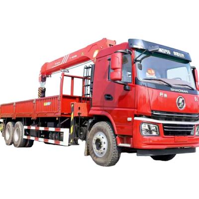 China TRUCK NEW SQ12SK4Q CRANE 6X4 Truck Truck Cheap Crane Mounted Hydraulic Telescopic Crane Boom Crane Truck For Sale for sale