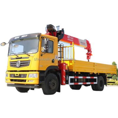 China TRUCK CRANE Dongfeng 4x2 Truck Mounted Crane 5 Ton Hydraulic Construction Mobile Truck Crane for sale