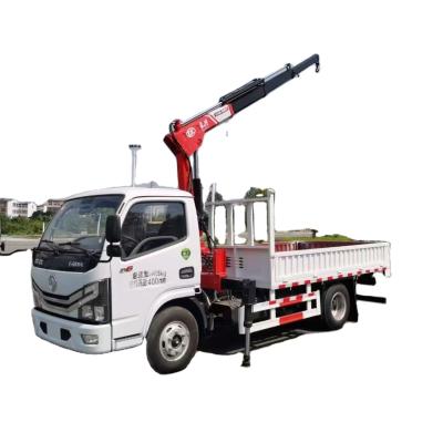 China TRUCK CRANE 0.8~2 TON Mobile Telescopic Boom Truck Crane Hydraulic Knuckle 4*2 Boom Crane Truck For Sale for sale