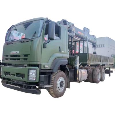 China TRUCK Cheap 6x4 CRANE truck crane 10 ton crane truck mounted with 10 wheel truck knuckle boom crane for sale for sale