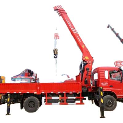 China TRUCK CRANE 6*4 Truck Crane 10 Ton Mobile Telescopic Boom Crane Truck Mounted Hydraulic Lifting Crane For Sale for sale