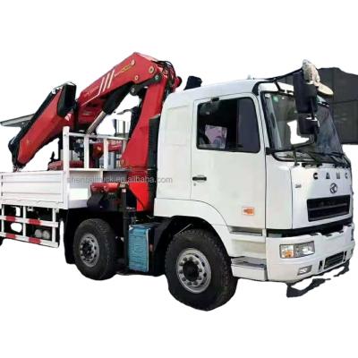 China TRUCK CRANE CAMC 8x4 Truck Mounted Crane 25 Ton Hydraulic Telescopic Knuckle-Boom Crane High Quality GOOD PRICE for sale