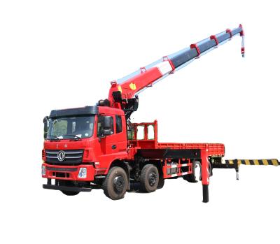 China TRUCK CRANE Dongfeng 14 16 20 Ton Telescopic Straight Boom Crane Truck Mounted Crane for sale