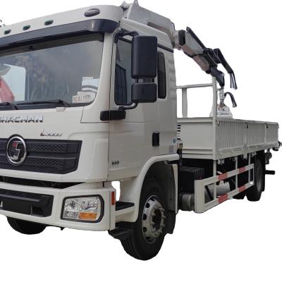 China CRANE TRUCK Loading 8/10/12 ton boom 4x4 arm Crane Hydraulic Truck Cranes Price Shancman L3000 truck mounted mini crane truck for sale for sale