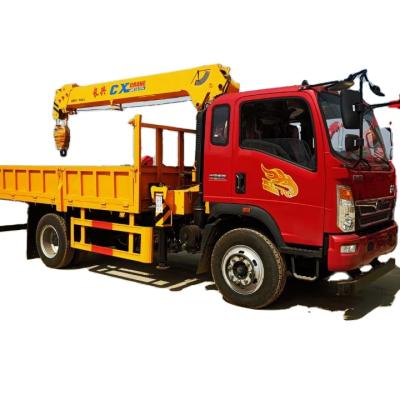 China Truck-Mounted Small TRUCK 8 Ton Telescopic Boom Per Crane CDW Loader Crane Mobile Crane Good Price for sale