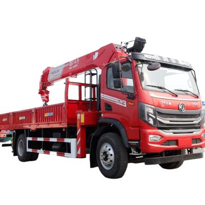 China TRUCK CRANE New SQ8SK4Q 8 Ton Telescopic Boom Truck Crane Truck Mounted Factory Price For Sale for sale