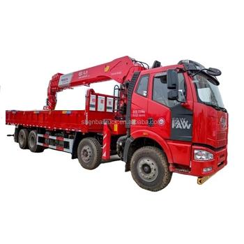 China TRUCK CRANE Shenbai FAW Truck Mounted 16 Ton Telescopic Boom Crane Hydraulic Straight Arm Factory Direct Sale for sale