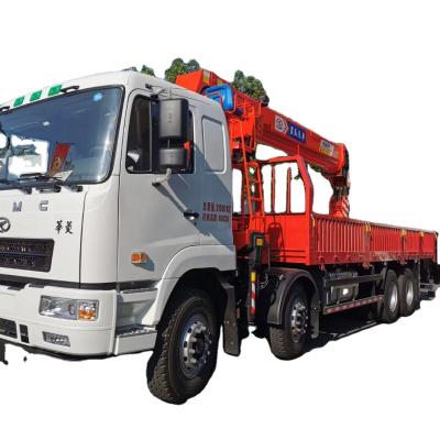 China TRUCK CRANE 8X4 Max Lifting Height 21.6m Mobile Telestrolic Boom Truck Crane CAMC Hydraulic Truck Crane For Sale for sale