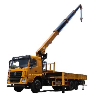 China TRUCK CRANE DONGFENG 12 Ton Truck Crane With NEW SQ12SK4Q 10 Ton Mounted Military Quality 6*4 Hydraulic Crane For Sale for sale