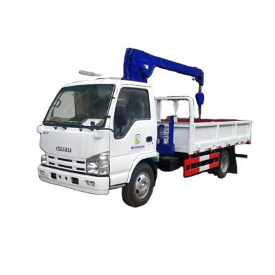 China TRUCK CRANE 4X2 Hydraulic Mobile Boom Truck Crane Height 13m Max Lifting Telescopic Truck Crane for sale