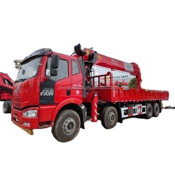 China TRUCK CRANE 16 Ton 20 Ton Mobile Telescopic Boom Truck Crane Hydraulic Hoisting Crane 8x4 4 Axles for sale