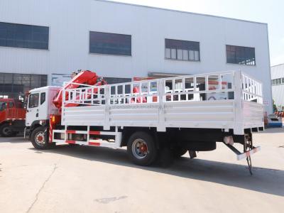 China TRUCK CRANE China 8Ton 4 Section Small Folding Arm Boom Lift Hydraulic Telescopic Truck Joint Cranes On Sale for sale