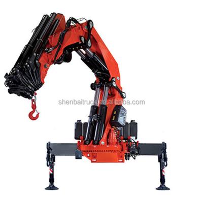 China TRUCK CRANE China 12Ton 5 Section Folding Arm Boom Lift Small Hydraulic Telescopic Truck Joint Cranes On Sale for sale