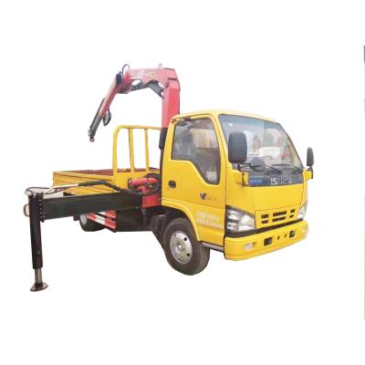 China TRUCK CRANE Cheap Price 2 3.2 4 5 Hydraulic Folding Arm 6.3 Ton Crane Loader Truck Lift For Sale for sale