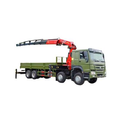 China TRUCK CRANE Chinese Crane Truck 8x4 30 ton folding boom mobile truck mounted crane sale for sale