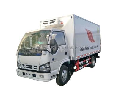 China Food I-SUZU ELF 600P NPR Freezer Transport Vehicle Medical Waste Hospital Transfer Clinical Garbage Transport Truck With Refrigeration Function for sale