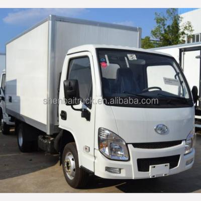 China 1ton 2ton 8CBM Gasoline 1ton 2ton 8CBM Food YUEJIN Small Transport Freezer Vehicle Ice Cream Meat Transport Refrigerated Van Refrigerated Truck In Ghana for sale